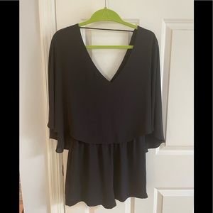BCBG black flowy romper! Super comfortable and flattering.